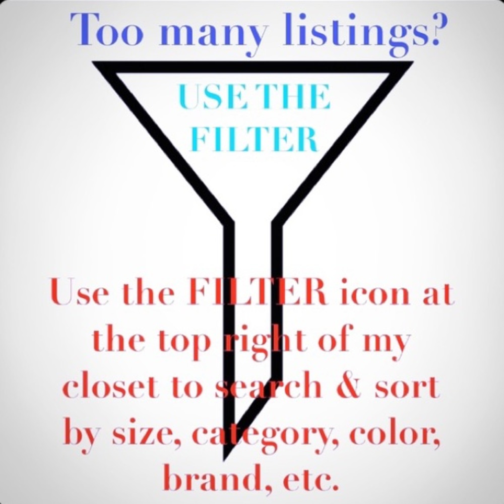 🛍 USE THE FILTER 🛍